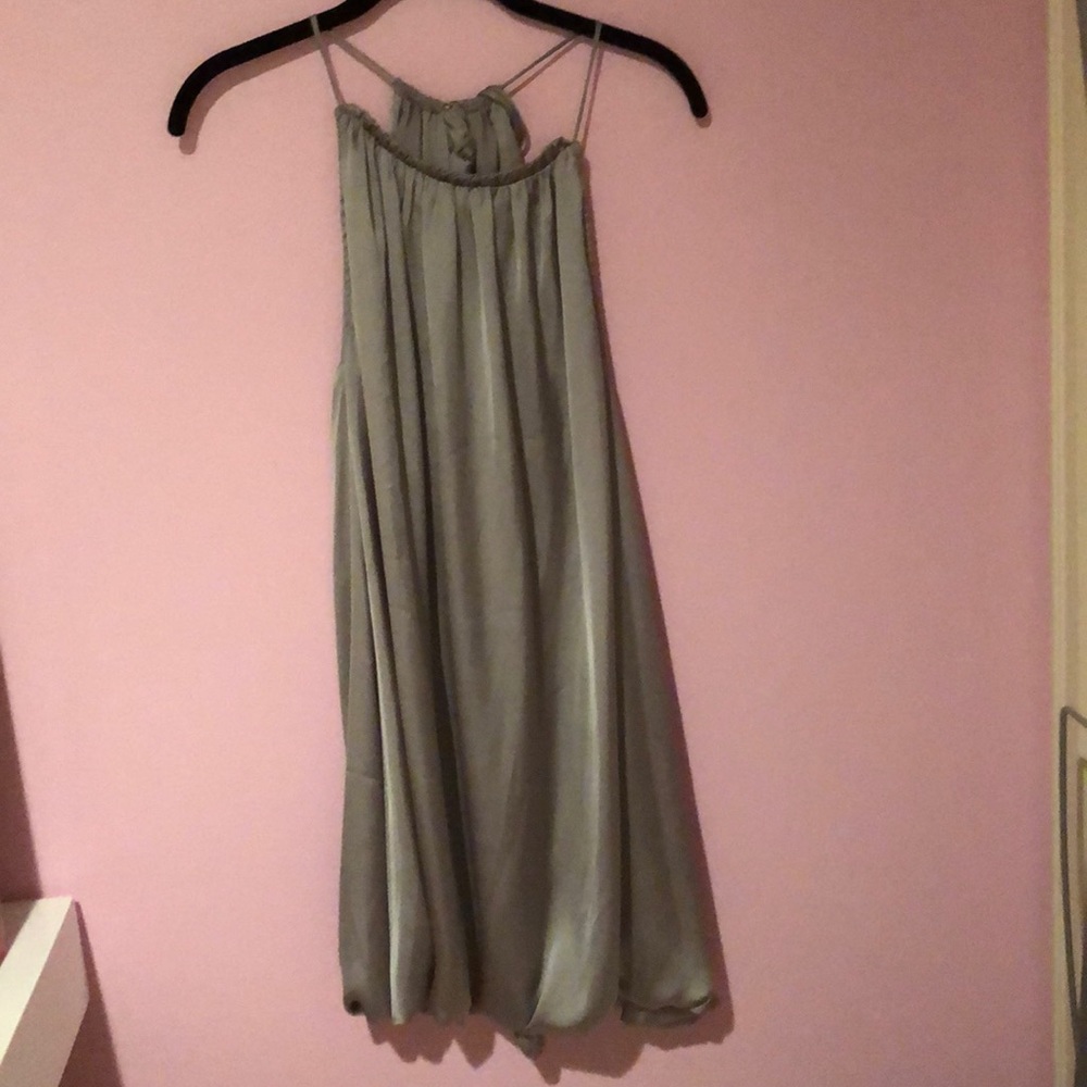 Silver Bubble Dress, Size Small